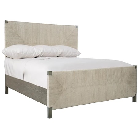 Queen Woven Panel Bed